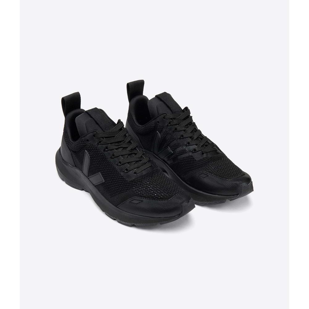 Veja PERFORMANCE RUNNER V-KNIT RICK OWENS Men's Shoes Black | NZ 259FDN